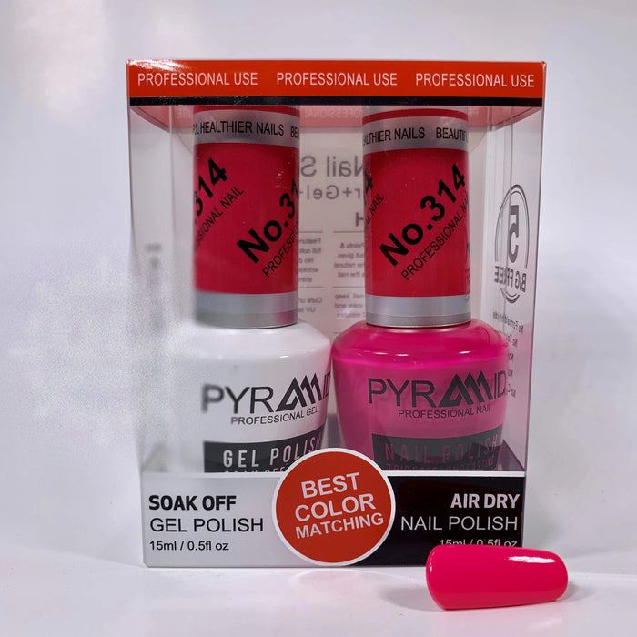 Pyramid Gel Polish + Nail Lacquer, 314, 0.5oz