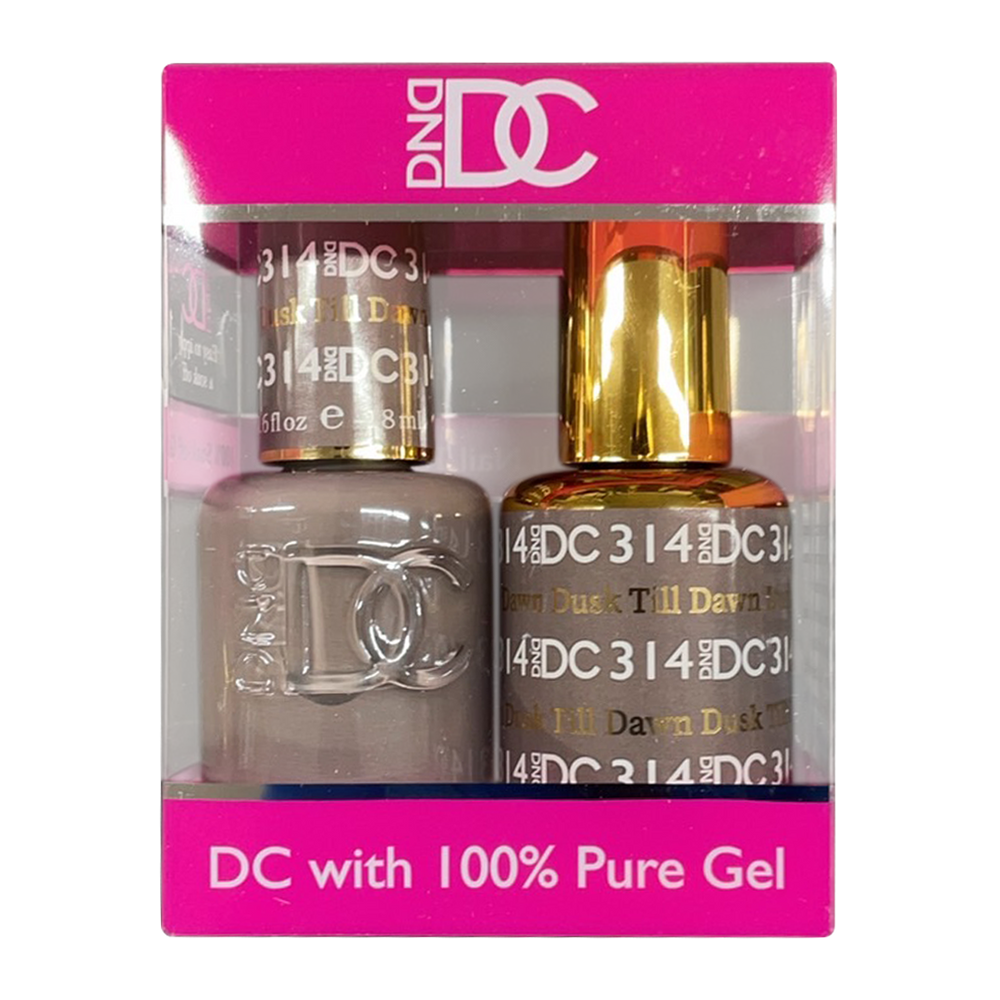DC Nail Lacquer And Gel Polish, New Collection, DC 314, Dusk Till Dawn, 0.6oz