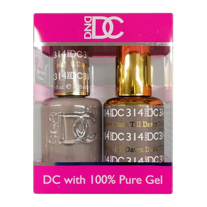 DC Nail Lacquer And Gel Polish, New Collection, DC 314, Dusk Till Dawn, 0.6oz