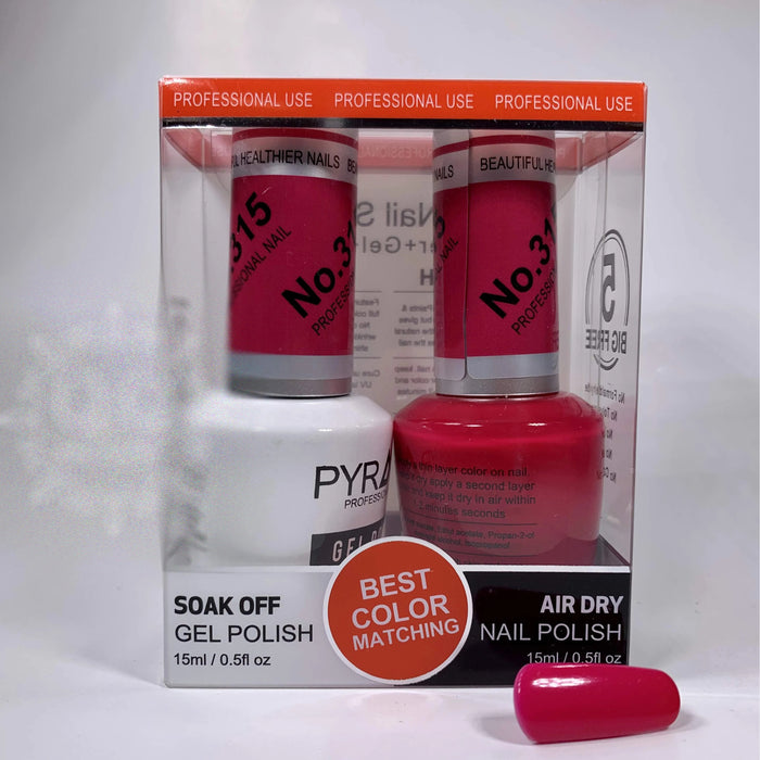 Pyramid Gel Polish + Nail Lacquer, 315, 0.5oz