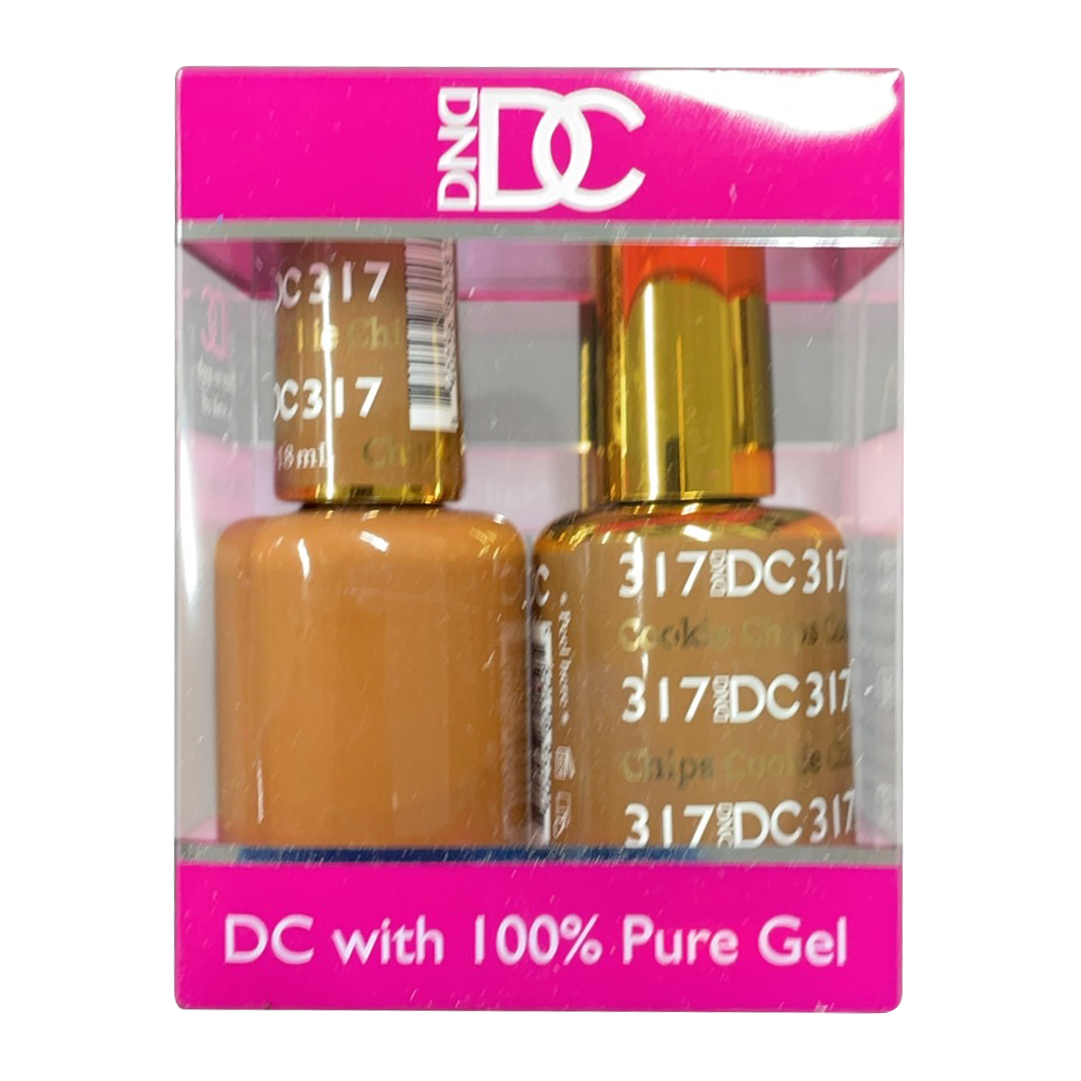 DC Nail Lacquer And Gel Polish, New Collection, DC 317, Cookie Chips, 0.6oz