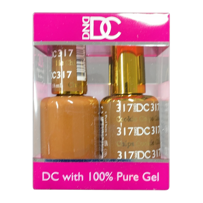 DC Nail Lacquer And Gel Polish, New Collection, DC 317, Cookie Chips, 0.6oz