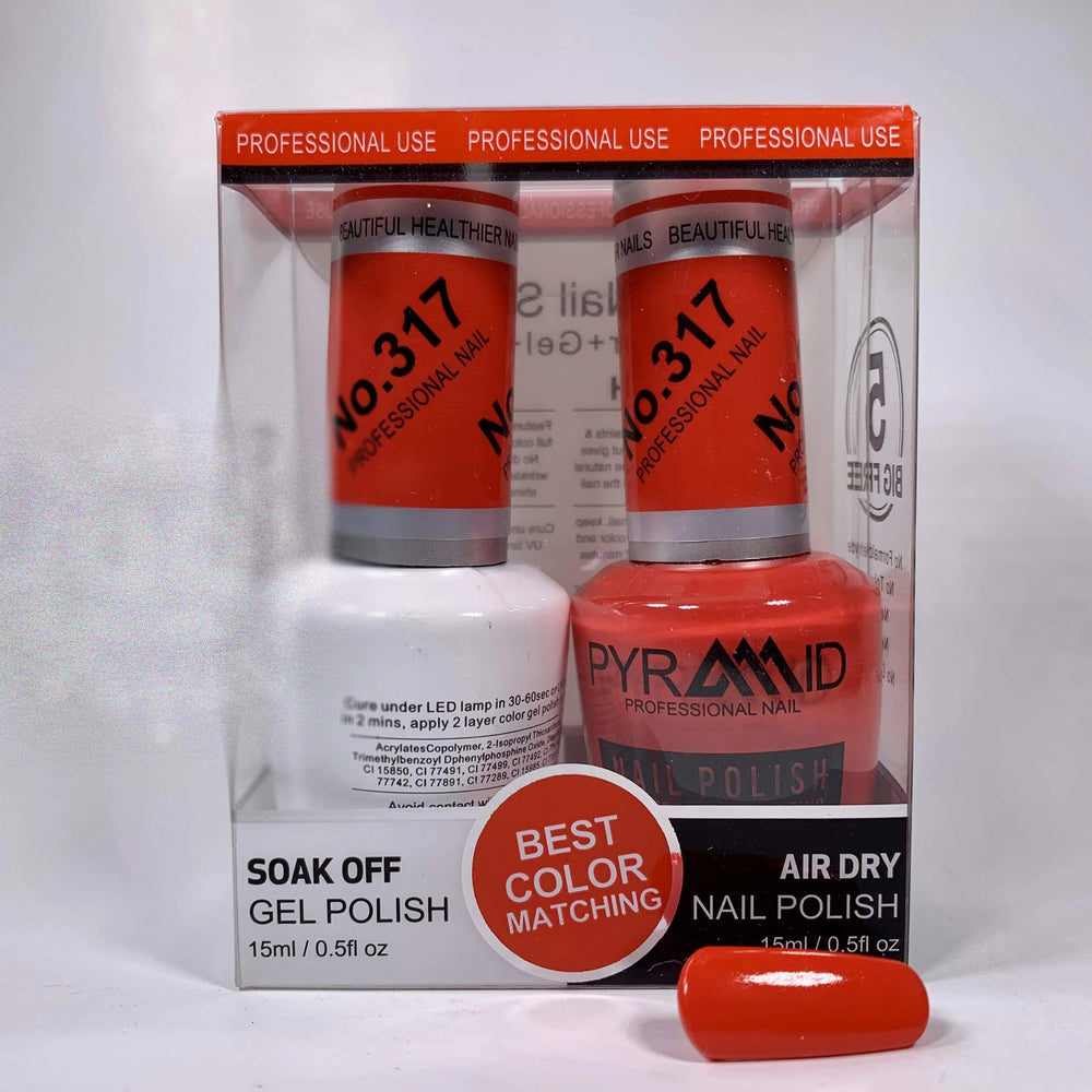 Pyramid Gel Polish + Nail Lacquer, 317, 0.5oz