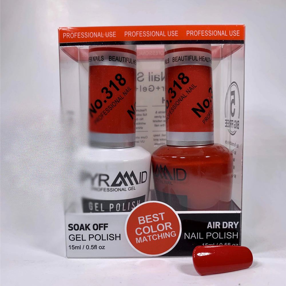 Pyramid Gel Polish + Nail Lacquer, 318, 0.5oz