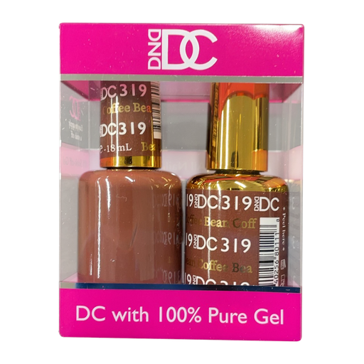 DC Nail Lacquer And Gel Polish, New Collection, DC 319, Coffee Bean, 0.6oz