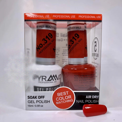 Pyramid Gel Polish + Nail Lacquer, 319, 0.5oz