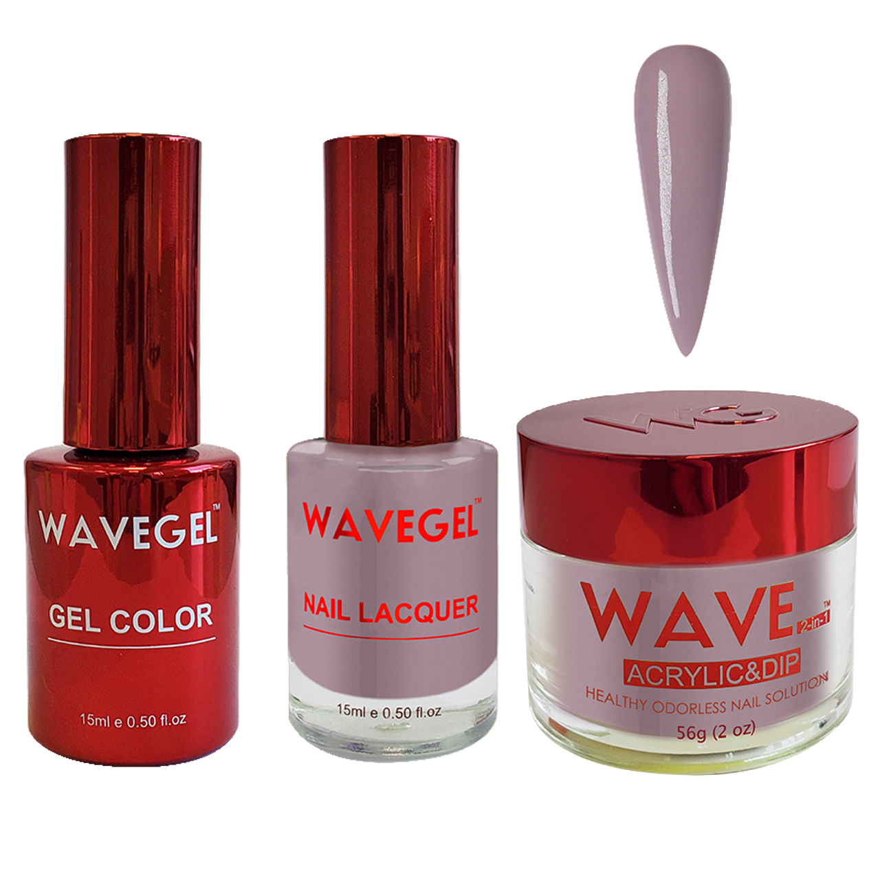 Wave Gel 4in1 Dipping Powder + Gel Polish + Nail Lacquer, QUEEN Collection, 031, Great Throne