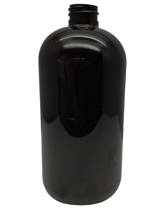 Parkway Boston Round Squat PET Bottle, 28mm - 24oz (755ml) OK0327LK