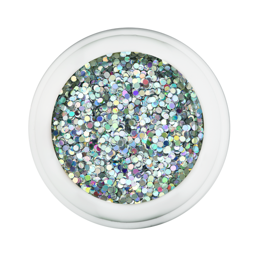 Cre8tion Nail Art Designed Confetti Glitter, 031, Round 1mm, Holo, 0.5oz, 1101-0472 BB