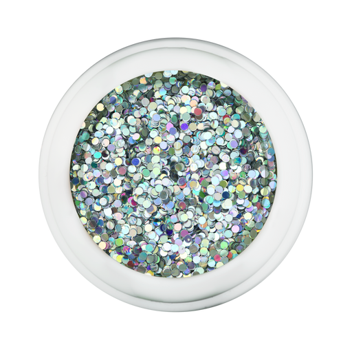 Cre8tion Nail Art Designed Confetti Glitter, 031, Round 1mm, Holo, 0.5oz, 1101-0472 BB