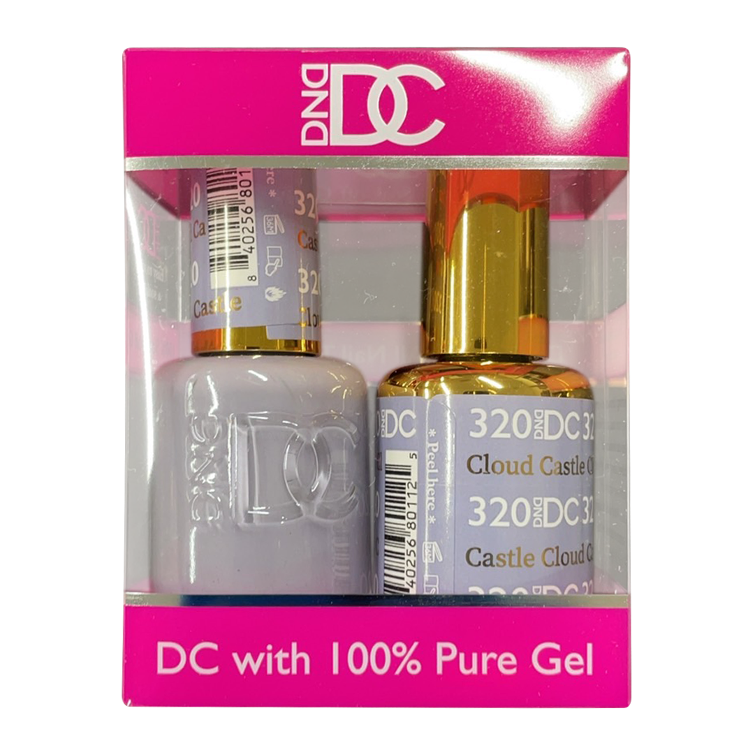 DC Nail Lacquer And Gel Polish, New Collection, DC 320, Cloud Castle, 0.6oz