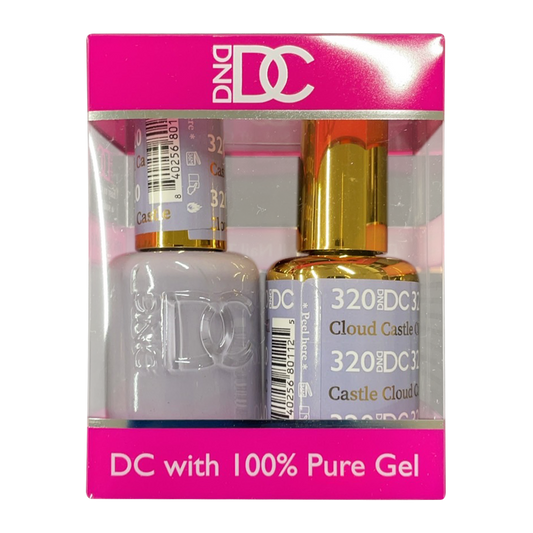 DC Nail Lacquer And Gel Polish, New Collection, DC 320, Cloud Castle, 0.6oz