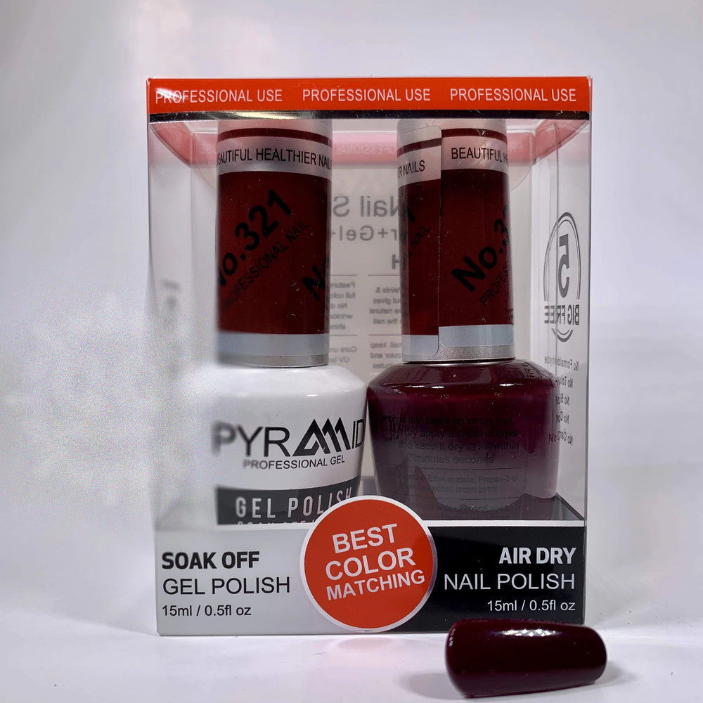 Pyramid Gel Polish + Nail Lacquer, 321, 0.5oz