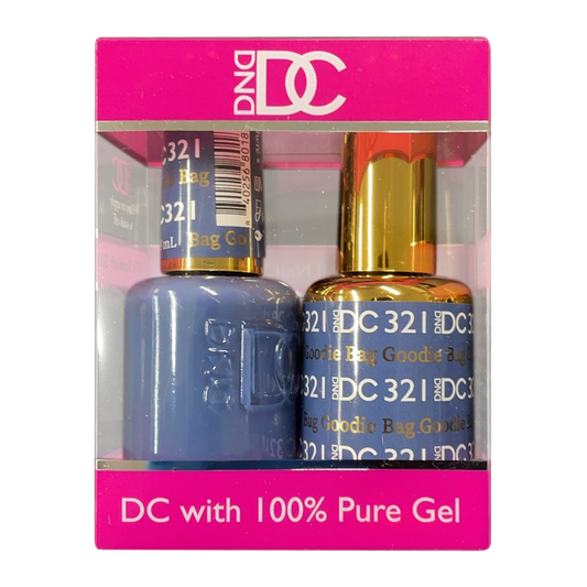 DC Nail Lacquer And Gel Polish, New Collection, DC 321, Goodie Bag, 0.6oz