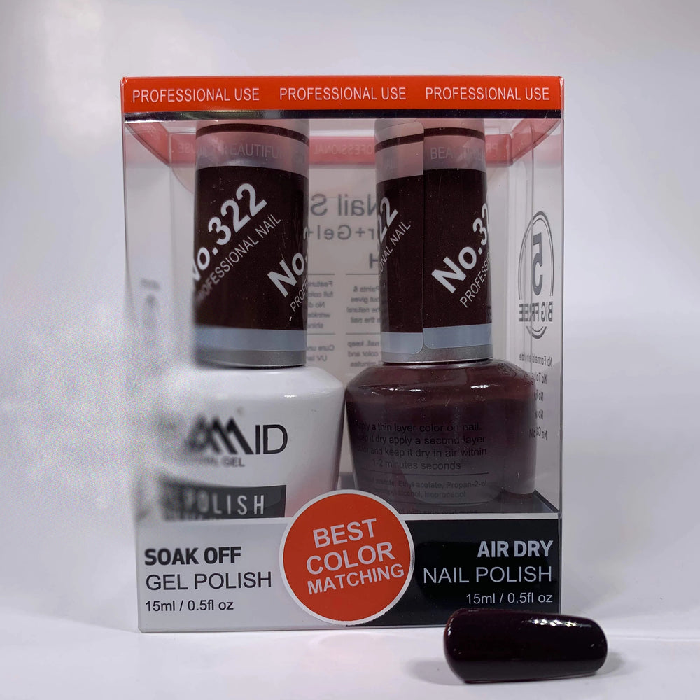 Pyramid Gel Polish + Nail Lacquer, 322, 0.5oz