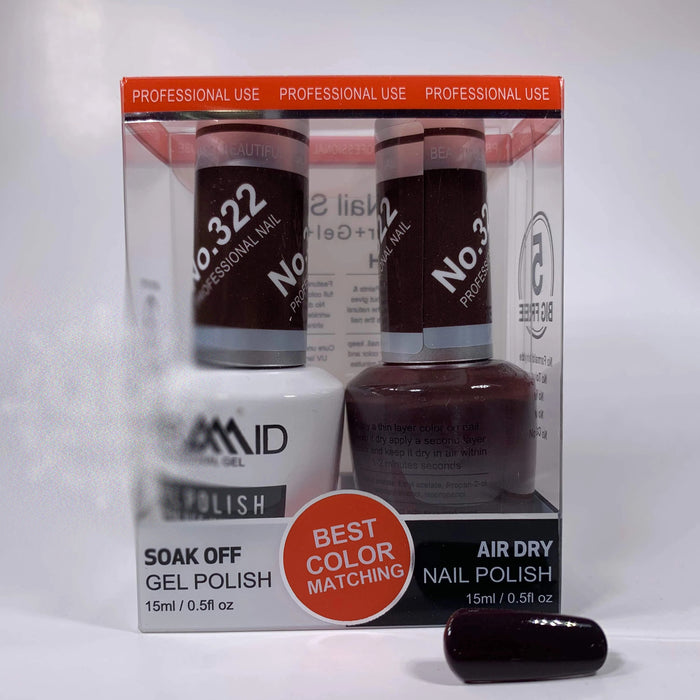 Pyramid Gel Polish + Nail Lacquer, 322, 0.5oz