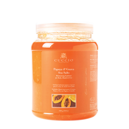 Cuccio Sea Salts, Papaya & Guava, 64oz, 3238