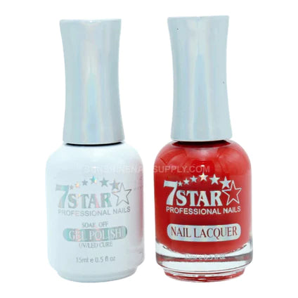 7 Star Nail Lacquer + Gel Polish Matching Pair, 323, 0.5oz