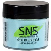 SNS Gelous Dipping Powder, 323, Teal Titans, 1oz BB KK