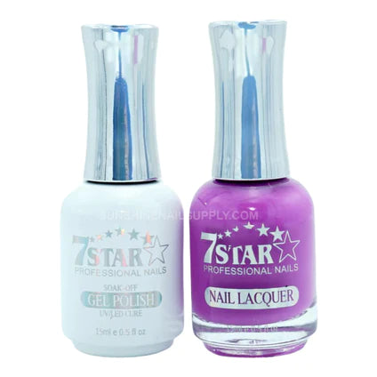 7 Star Nail Lacquer + Gel Polish Matching Pair, 324, 0.5oz