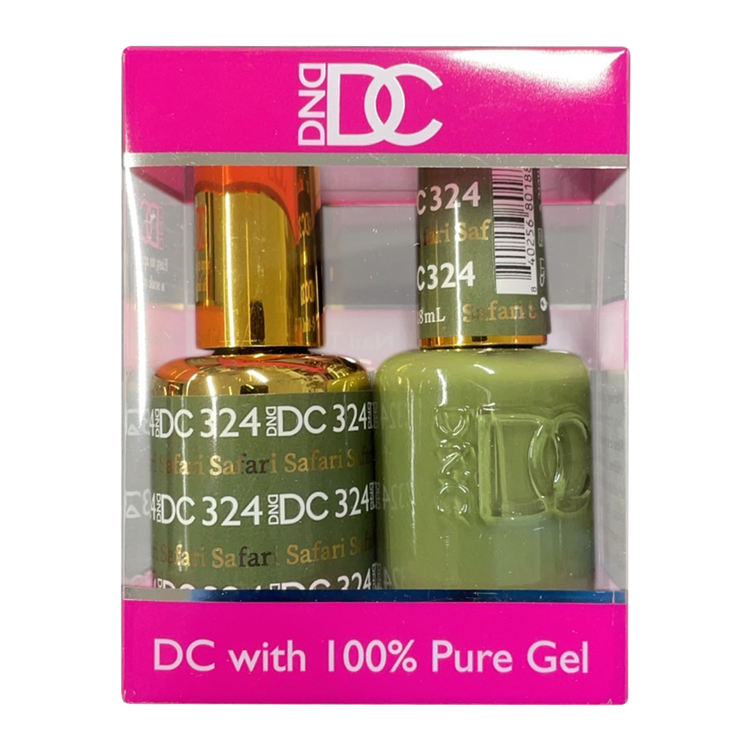 DC Nail Lacquer And Gel Polish, New Collection, DC 324, Safari, 0.6oz