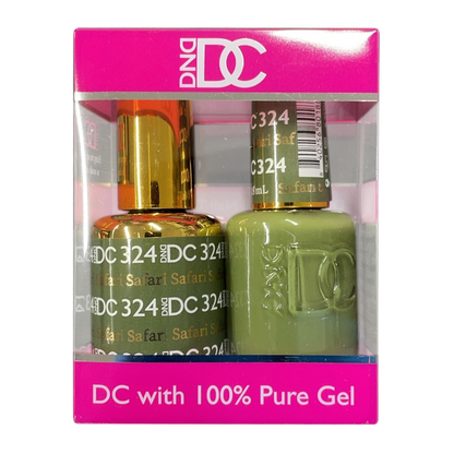 DC Nail Lacquer And Gel Polish, New Collection, DC 324, Safari, 0.6oz