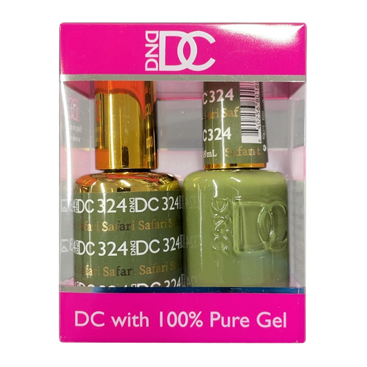 DC Nail Lacquer And Gel Polish, New Collection, DC 324, Safari, 0.6oz