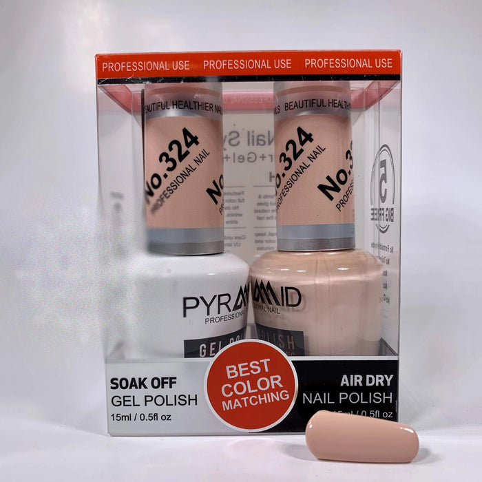 Pyramid Gel Polish + Nail Lacquer, 324, 0.5oz