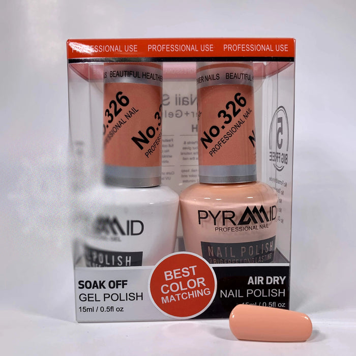 Pyramid Gel Polish + Nail Lacquer, 326, 0.5oz