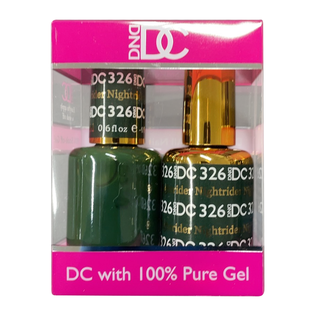 DC Nail Lacquer And Gel Polish, New Collection, DC 326, Nightrider, 0.6oz