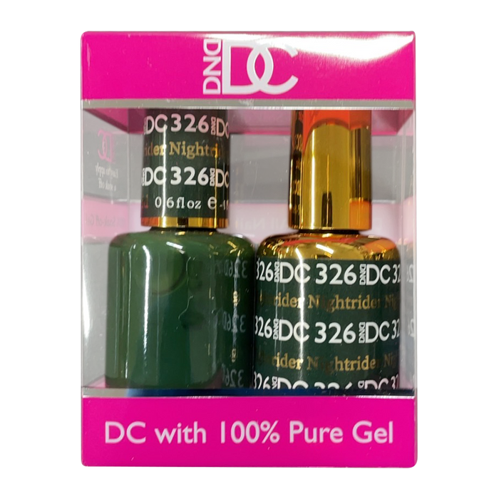 DC Nail Lacquer And Gel Polish, New Collection, DC 326, Nightrider, 0.6oz