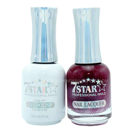 7 Star Nail Lacquer + Gel Polish Matching Pair, 328, 0.5oz