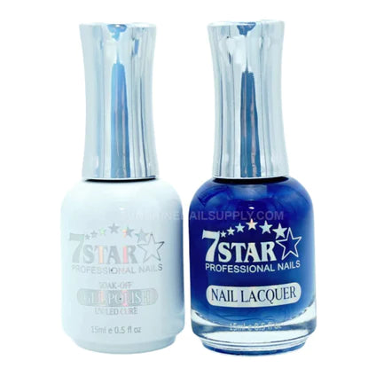 7 Star Nail Lacquer + Gel Polish Matching Pair, 329, 0.5oz