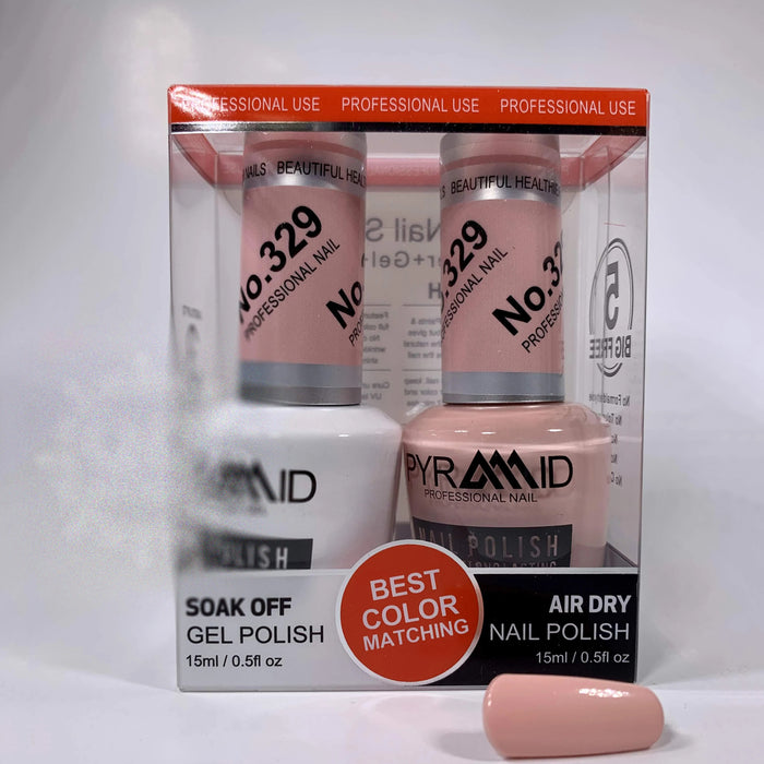 Pyramid Gel Polish + Nail Lacquer, 329, 0.5oz
