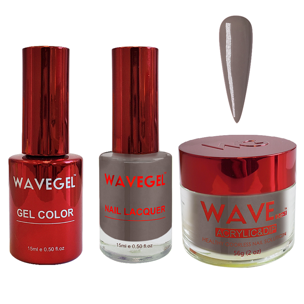 Wave Gel 4in1 Dipping Powder + Gel Polish + Nail Lacquer, QUEEN Collection, 032, Earl