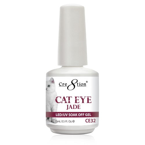 Cre8tion Cat Eye Jade Gel Polish, 0916-0835, 0.5oz, CE32 KK1010