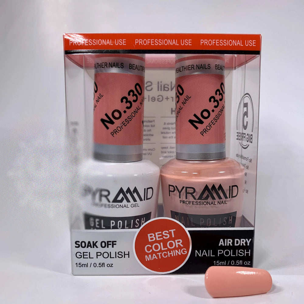 Pyramid Gel Polish + Nail Lacquer, 330, 0.5oz