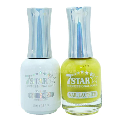 7 Star Nail Lacquer + Gel Polish Matching Pair, 333, 0.5oz