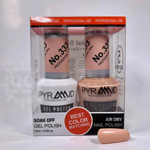 Pyramid Gel Polish + Nail Lacquer, 333, 0.5oz
