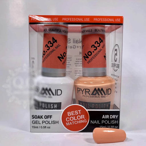 Pyramid Gel Polish + Nail Lacquer, 334, 0.5oz