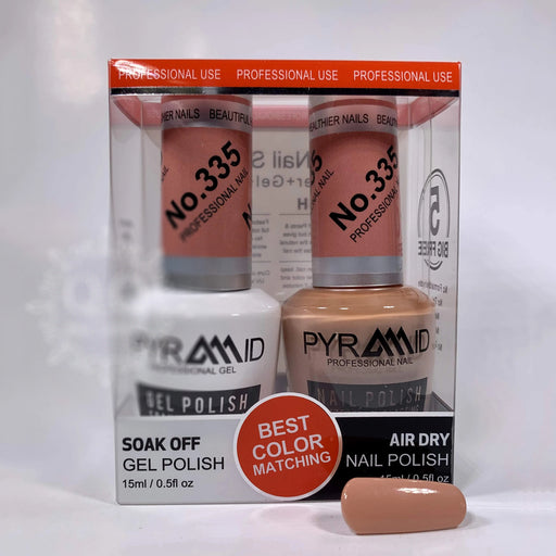 Pyramid Gel Polish + Nail Lacquer, 335, 0.5oz