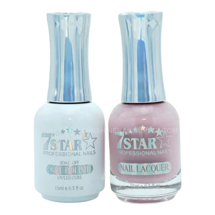 7 Star Nail Lacquer + Gel Polish Matching Pair, 338, 0.5oz