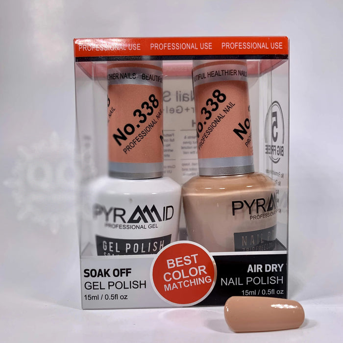 Pyramid Gel Polish + Nail Lacquer, 338, 0.5oz
