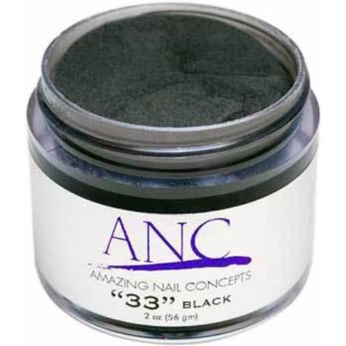 ANC Dipping Powder, 2OP033, Black, 2oz, 80500 KK