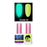 Wave Gel Gel Polish + Nail Lacquer, Glow In The Dark Collection, 34, 0.5oz