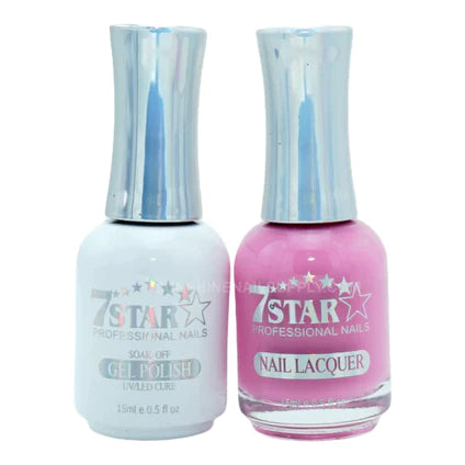 7 Star Nail Lacquer + Gel Polish Matching Pair, 344, 0.5oz