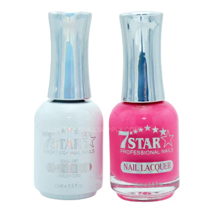 7 Star Nail Lacquer + Gel Polish Matching Pair, 347 0.5oz