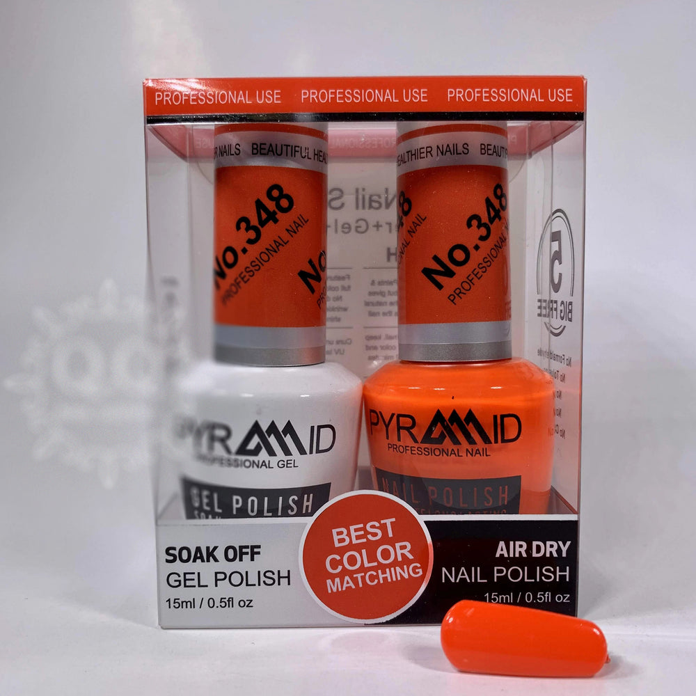 Pyramid Gel Polish + Nail Lacquer, 348, 0.5oz