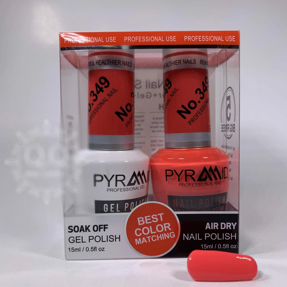 Pyramid Gel Polish + Nail Lacquer, 349, 0.5oz