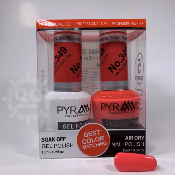 Pyramid Gel Polish + Nail Lacquer, 349, 0.5oz